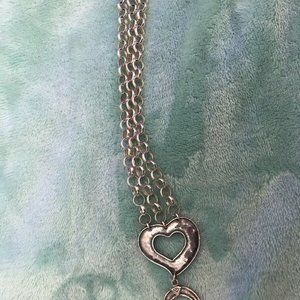 Vintage Silpada Sterling SIlver Heart Bracelet